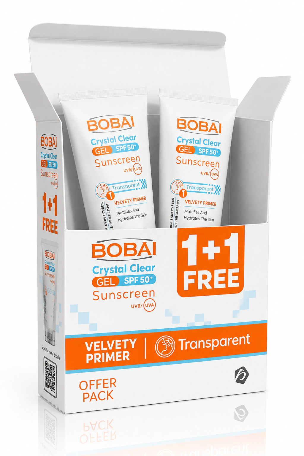 BOBAI Crystal Clear Sunscreen Gel 50g (SPF50) (1+1 offer)