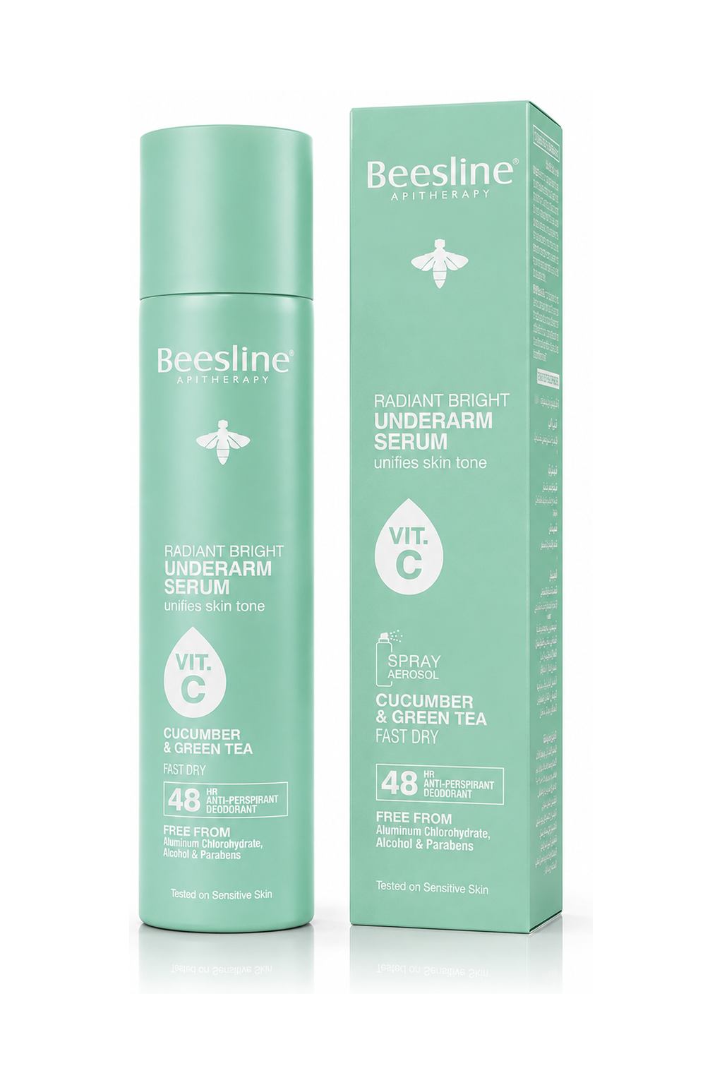 Beesline Underarm Spray Serum Green Tea 150ml