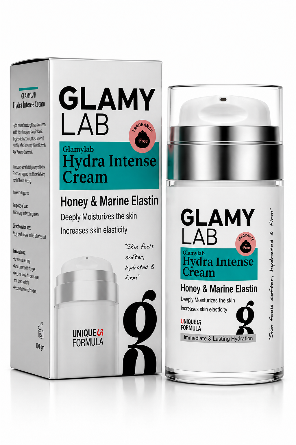 Glamy Lab Hydra Intense Cream Fragrance-Free 100ml