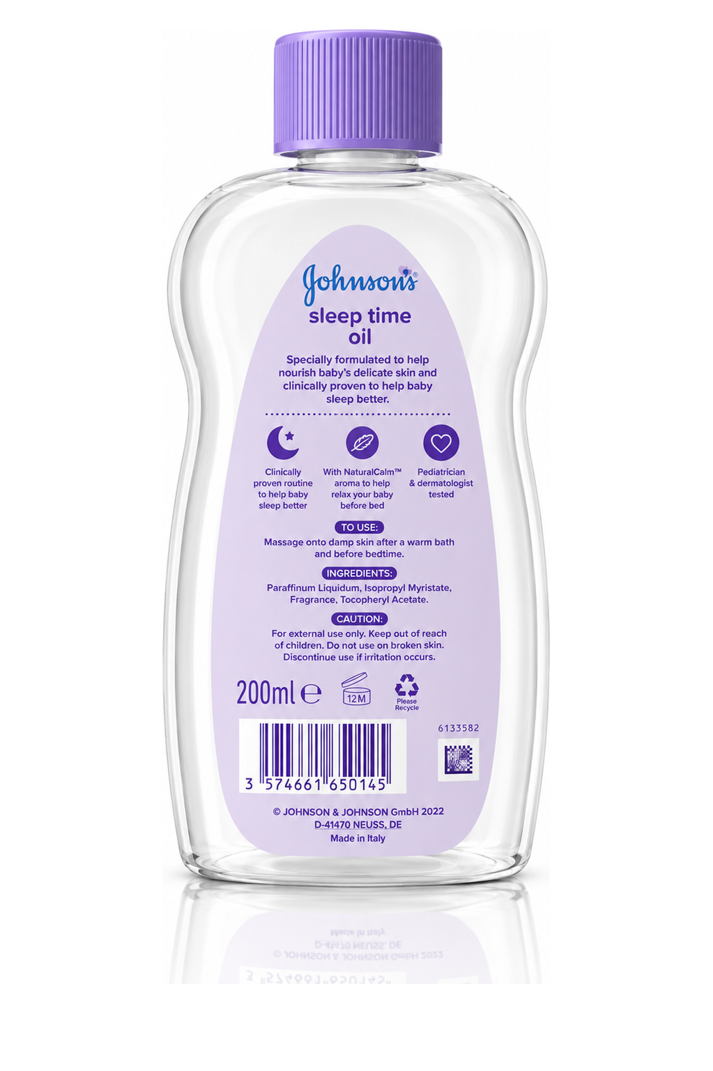 Johnson's Baby Bedtime Oil 200ml Mega Purple