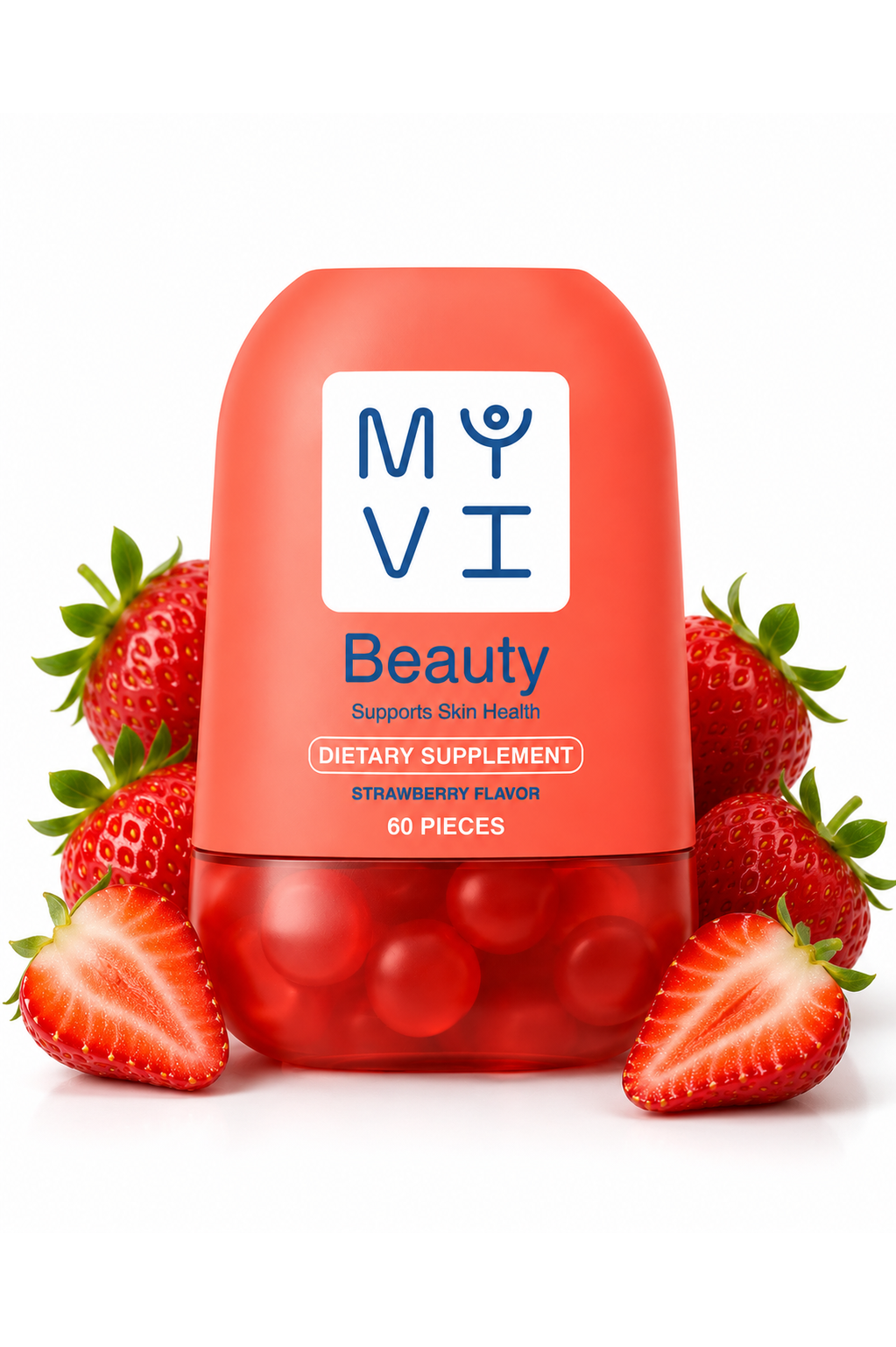 MYVI Beauty Vitamins Strawberry Flavor 60 tablets