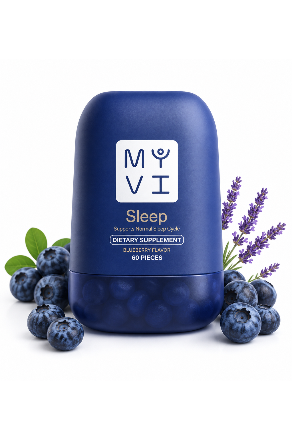 MYVI Sleep Vitamins Cranberry Flavor 60 tablets