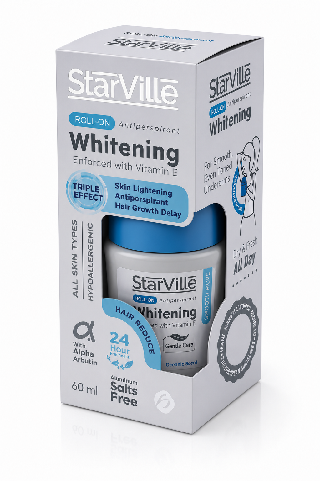 Starville Roll-On Whitening Hair Reducer 60ml