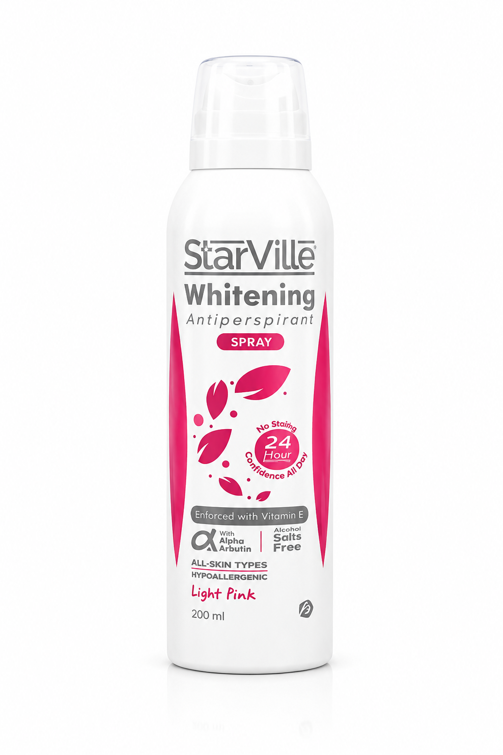 Starville Deodorant & Brightening Spray Light Pink 200ml