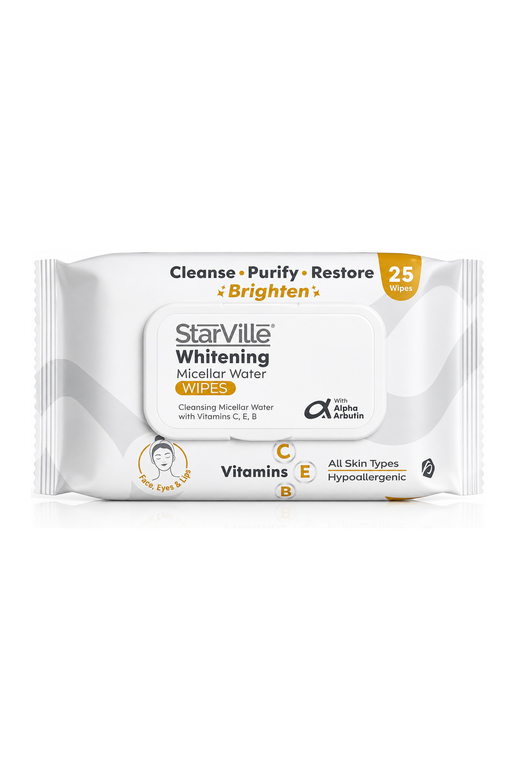 Starville Micellar Whitening Wipes