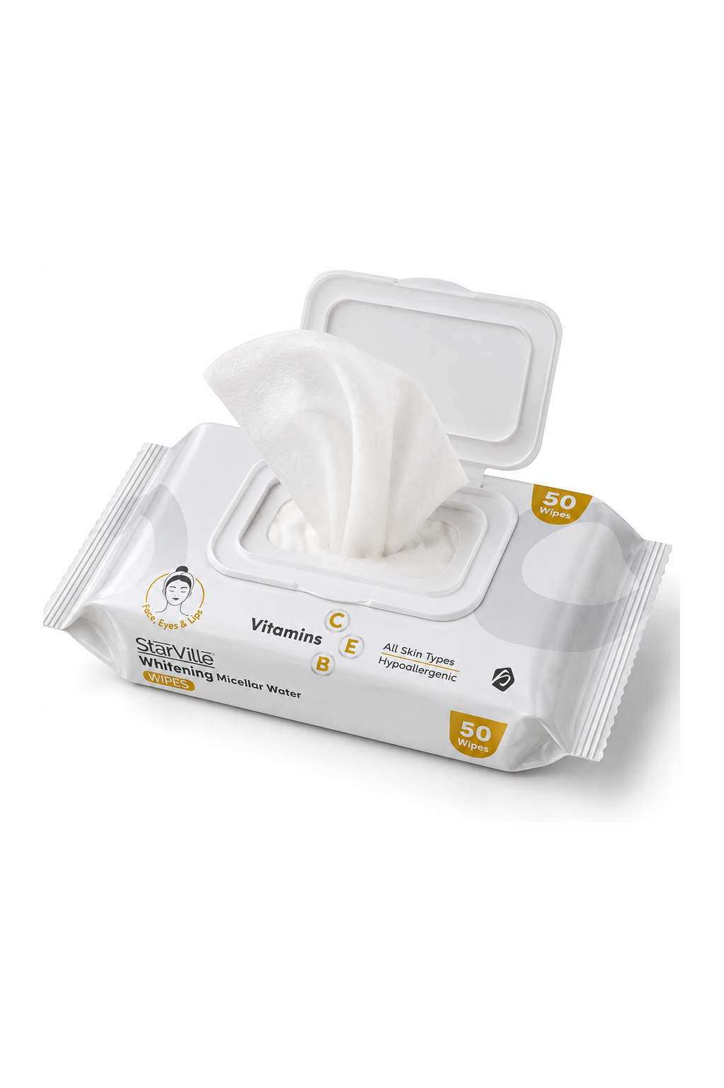Starville Micellar Whitening Wipes