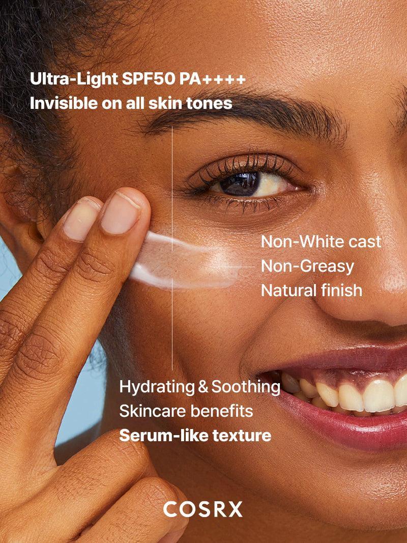 COSRX Ultra-Light Invisible Sunscreen SPF50 50ml - texture