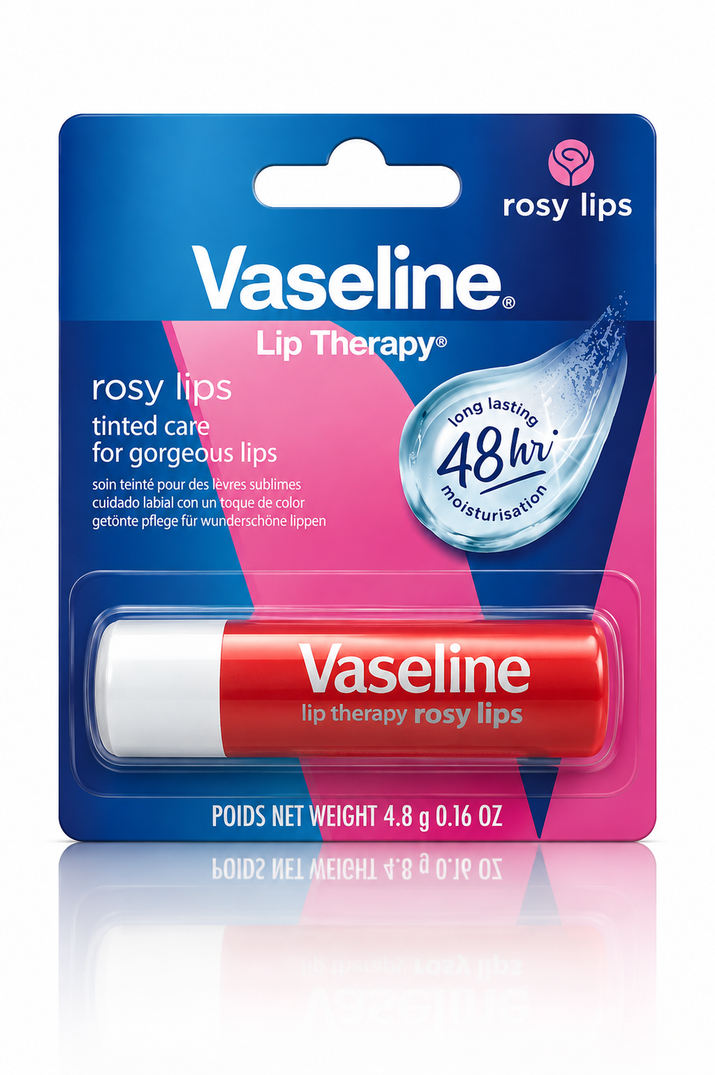 Vaseline rosy lips lip care