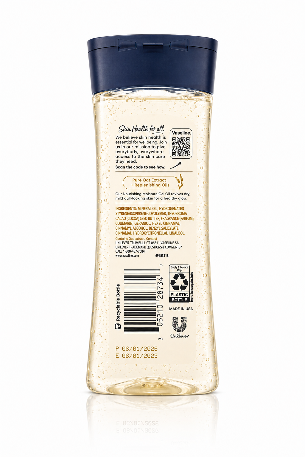 Vaseline Nourishing Moisture Body Oil – 200ml