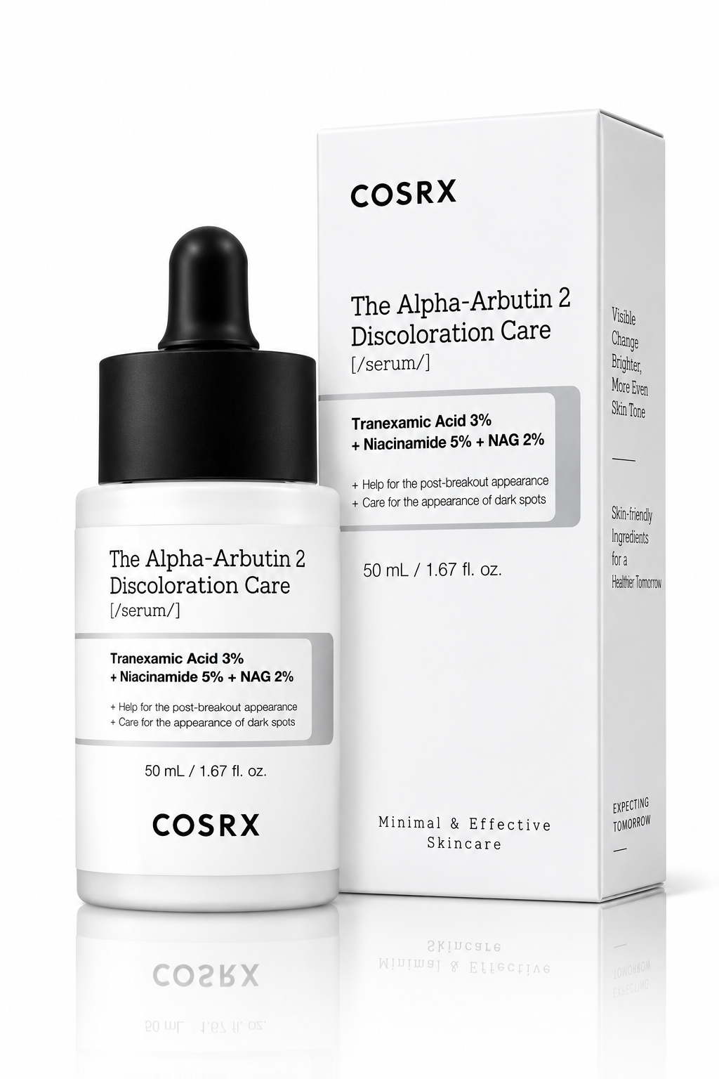 COSRX The Alpha-Arbutin 2 Discoloration Care Serum 50ml with box