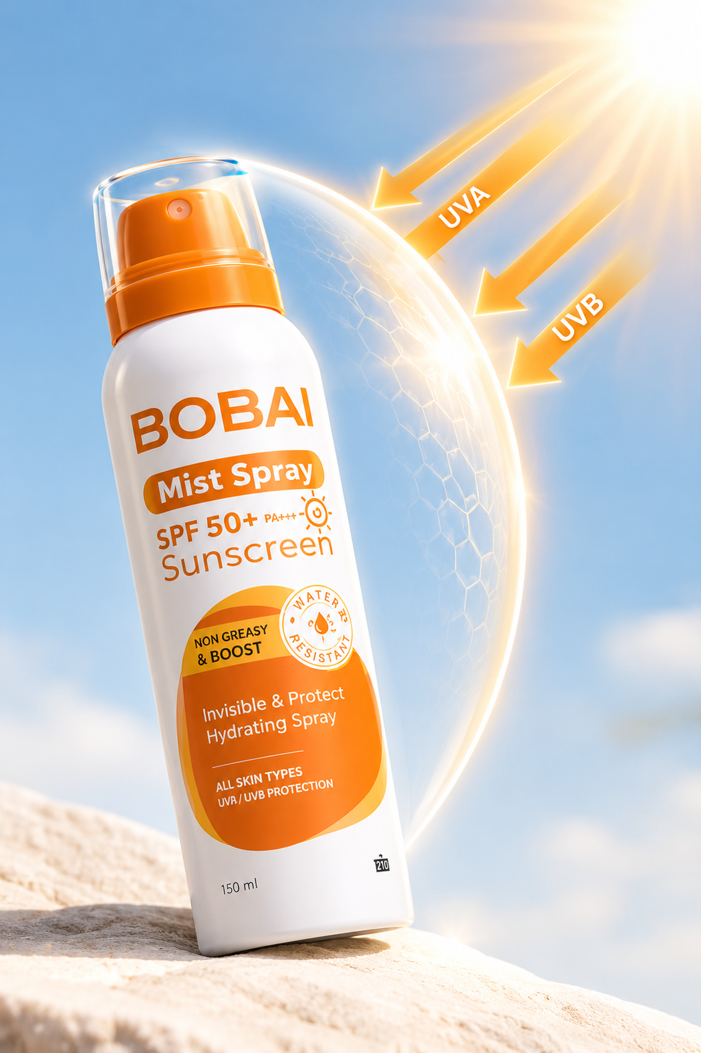 Bobai Sunscreen Mist Spray 200ml (SPF50)