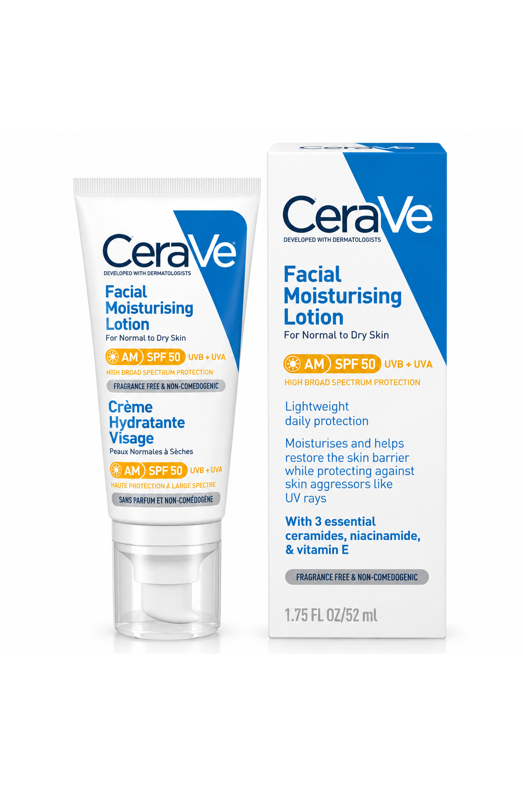 CeraVe AM Facial Moisturizing Lotion SPF30 52ml