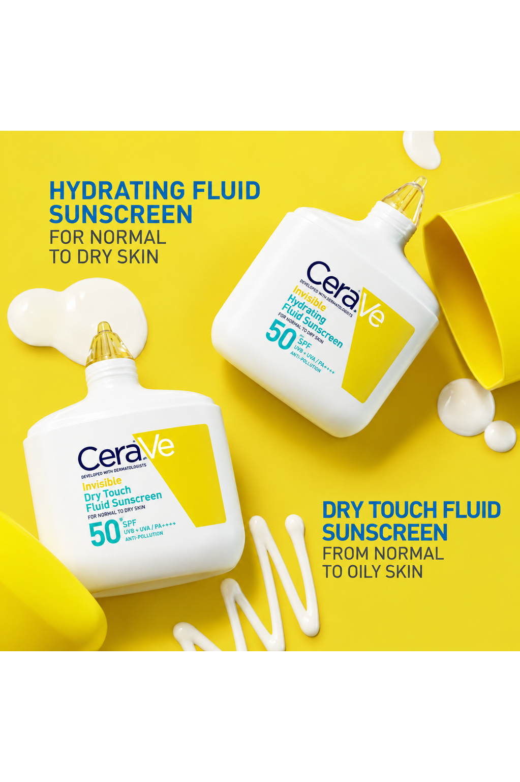 CeraVe Invisible Hydrating Fluid Sunscreen SPF50 50ml