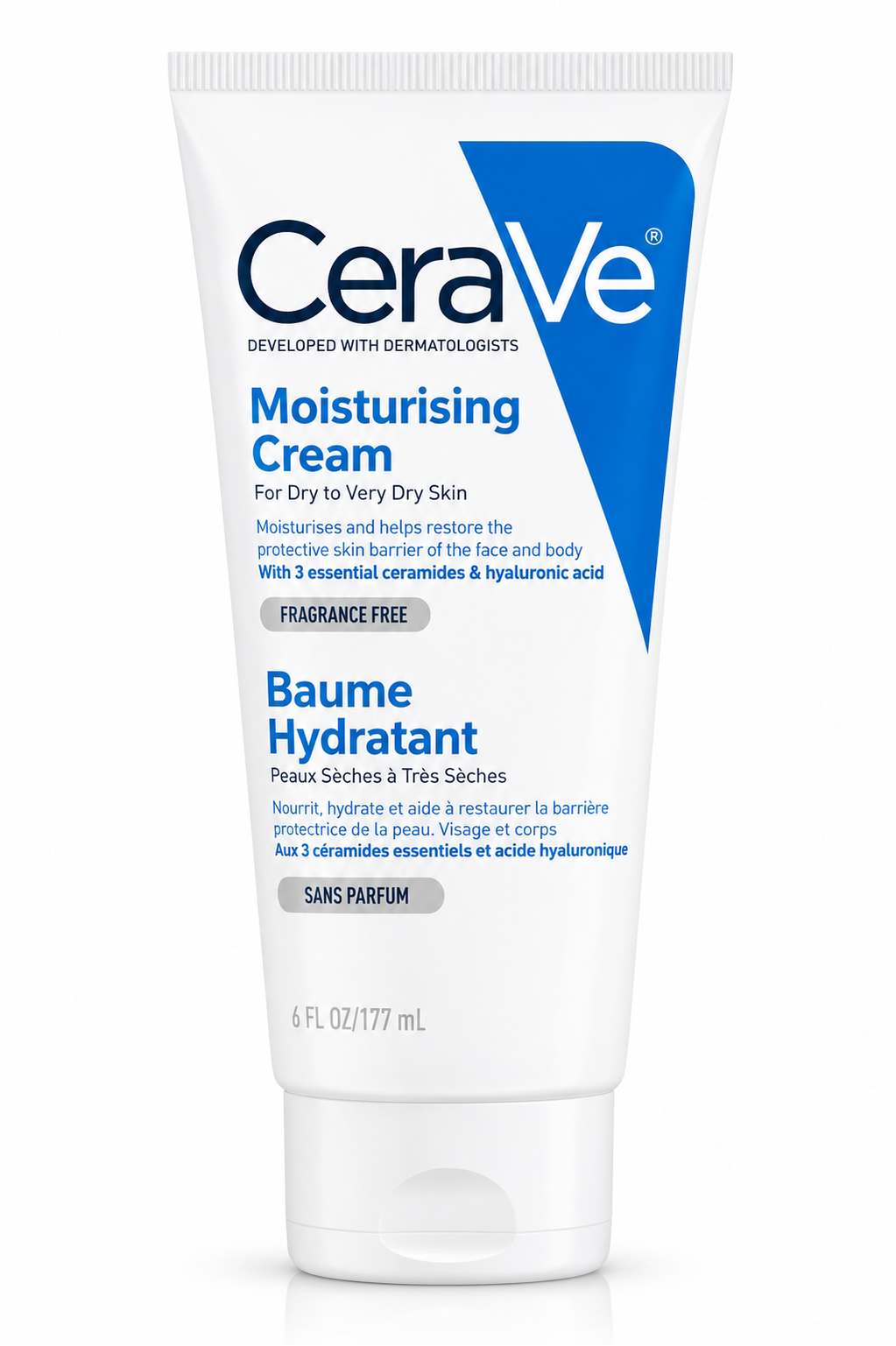 CeraVe Moisturizing Cream for Dry Skin with Hyaluronic Acid