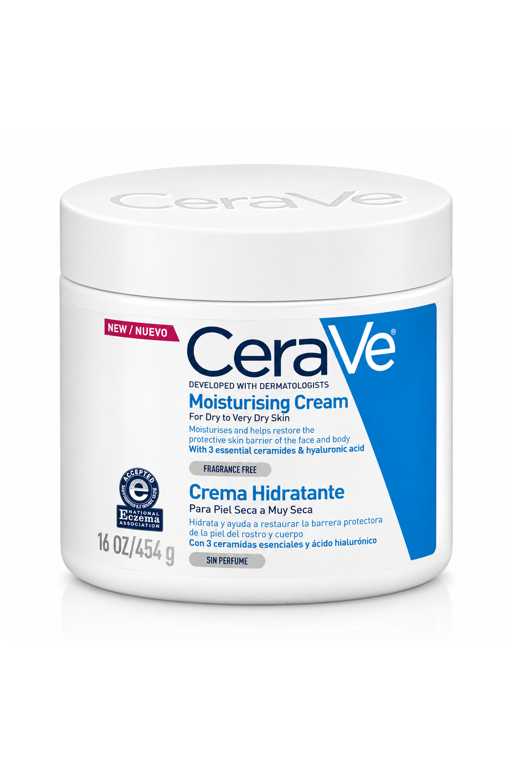 CeraVe Moisturizing Cream for Dry Skin with Hyaluronic Acid