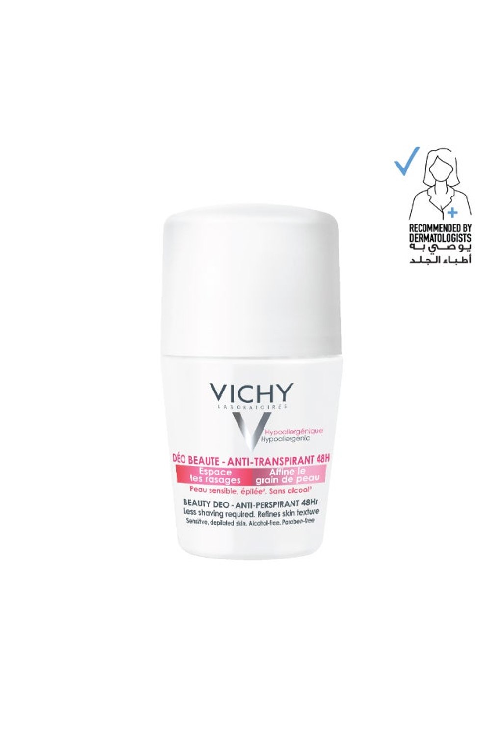 Vichy 48H Anti-Perspirant Beauty Deodorant for Women 50ml - image 1