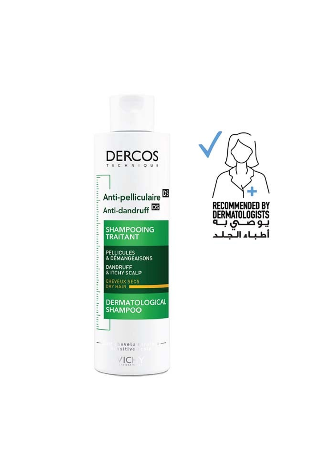 Vichy Dercos Anti-Dandruff Shampoo for Dry Hair 200ml