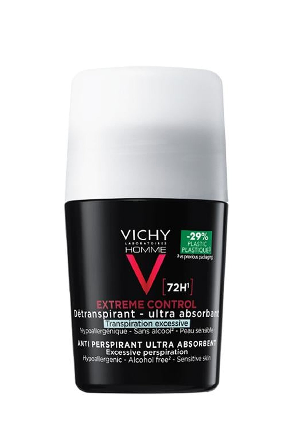 Vichy Homme 72H Anti-Perspirant Control Extreme Deodorant 50ml - image 1